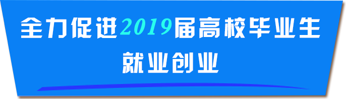 全力促进2019届高校毕业生就业创业